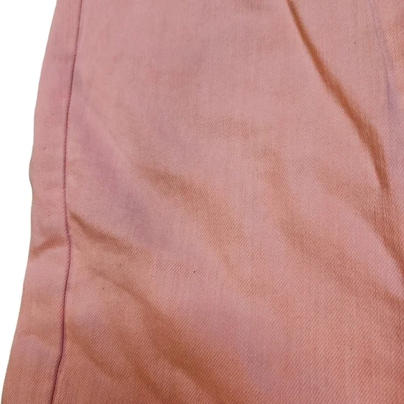 Tommy Hilfiger 8 Pink Skinny Ankle Crop Bottom Zip Jeans - Picture 5 of 8